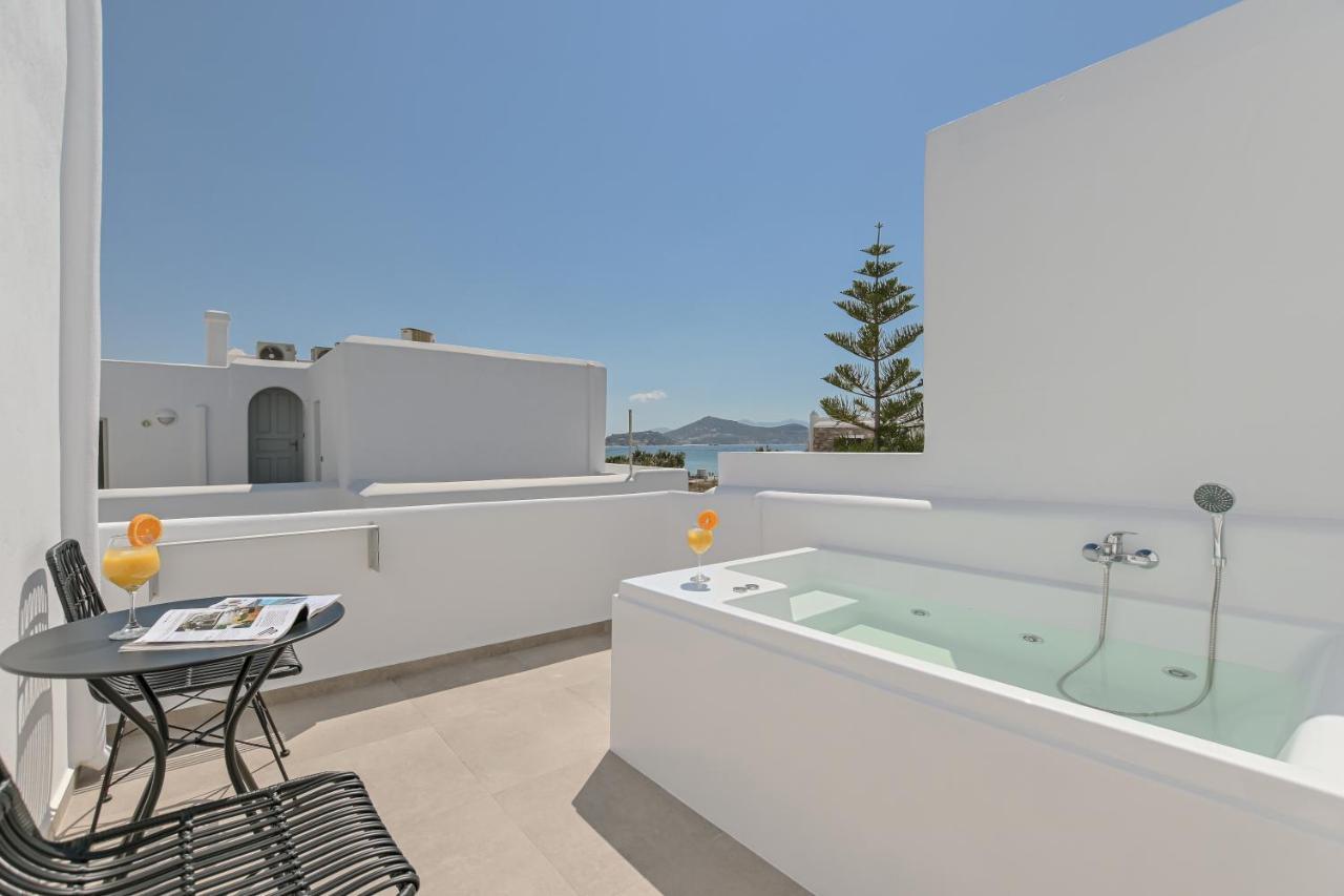 Naxos Blue Sky Hotel Naxos City Buitenkant foto